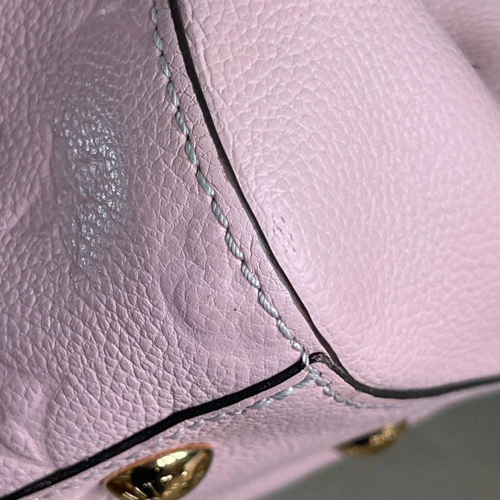 ❌SOLD❌Mint Louis Vuitton Montaigne BB Empreinte Leather Rose Poudre Bag SP1195 - Picture 11 of 15